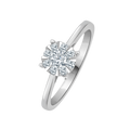 18 K White Gold
