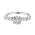 18 K White Gold