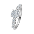 18 K White Gold