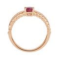 18 K Rose Gold Ruby