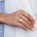 18 K White Gold