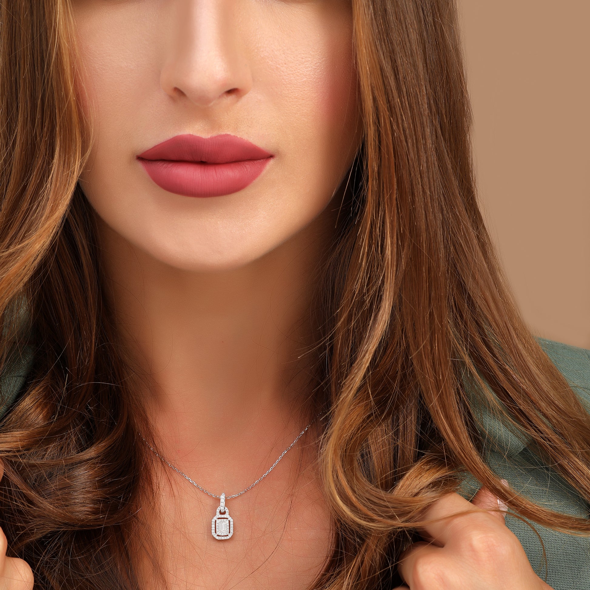 18 K White Gold