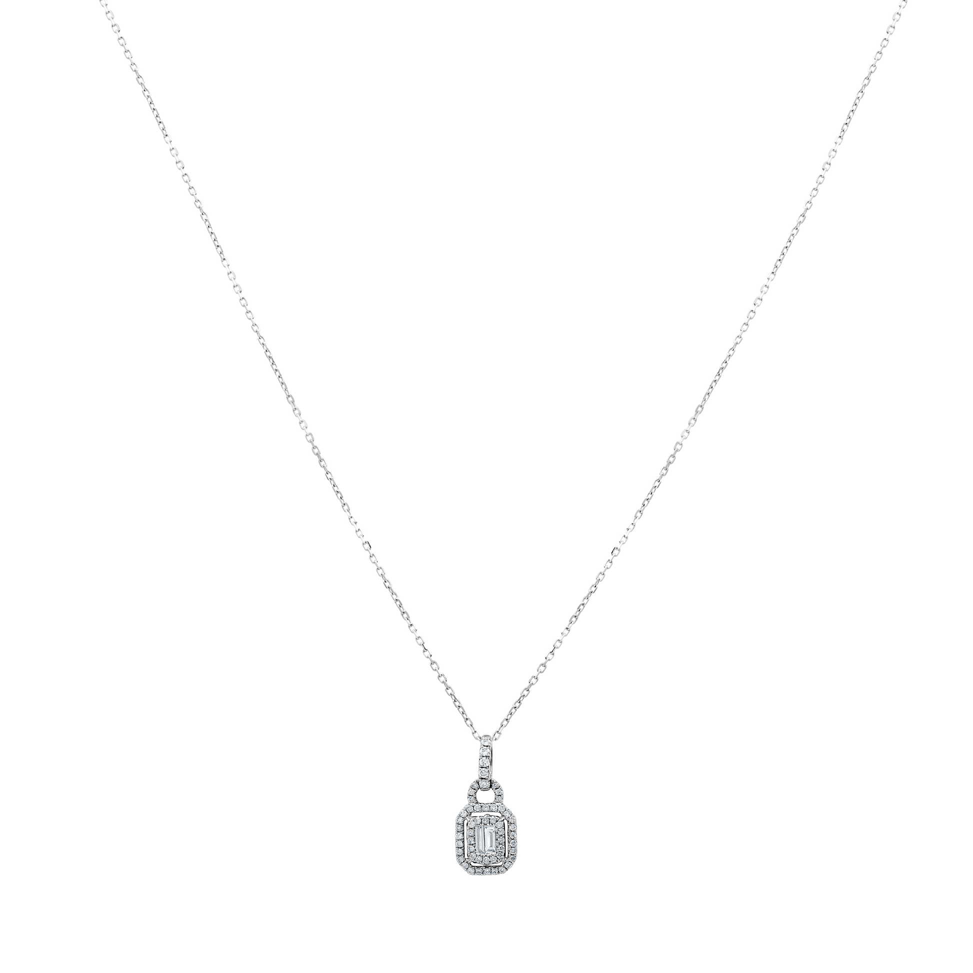 18 K White Gold