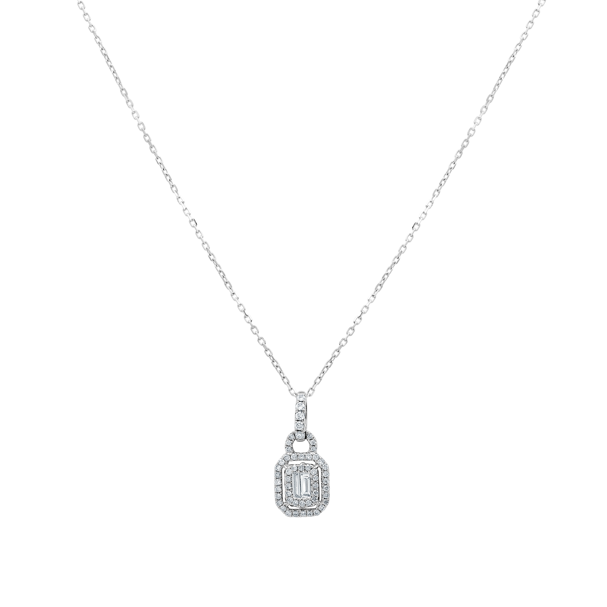 18 K White Gold