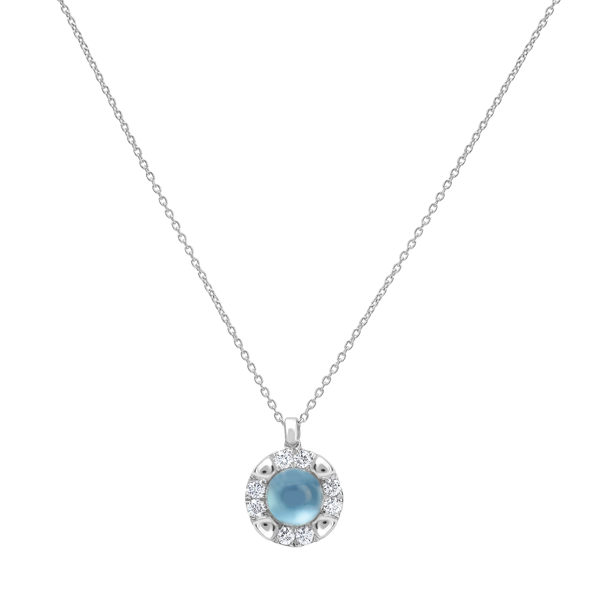 18 K White Gold Londonbluetopaz