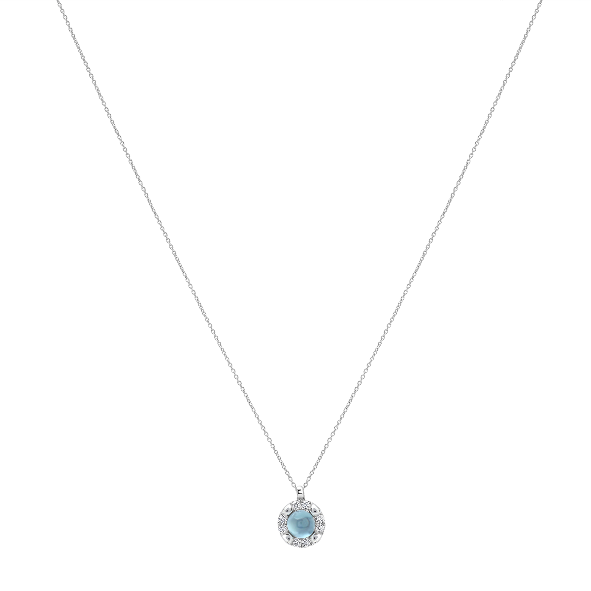 18 K White Gold Londonbluetopaz