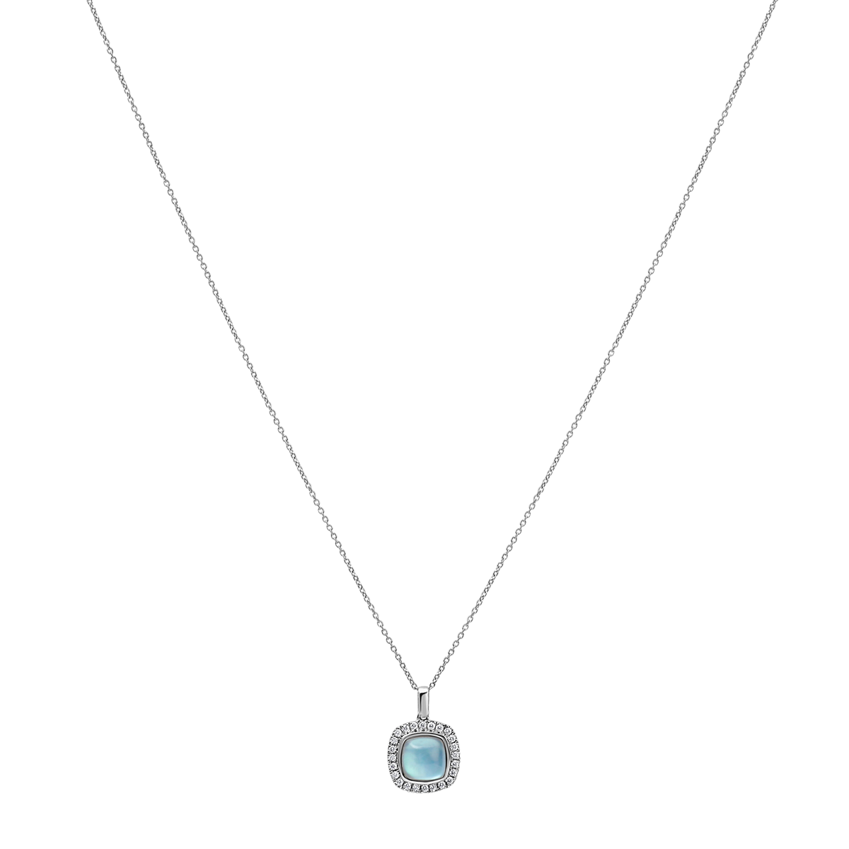 18 K White Gold Londonbluetopaz