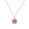 18 K Rose Gold Amethyst