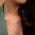 18 K White Gold Skybluetopaz