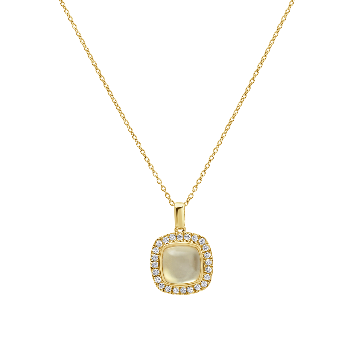 18 K Yellow Gold Citrine
