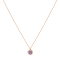 18 K Rose Gold Amethyst