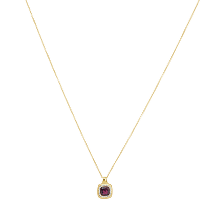 18 K Yellow Gold Garnet