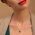 18 K Yellow Gold Garnet