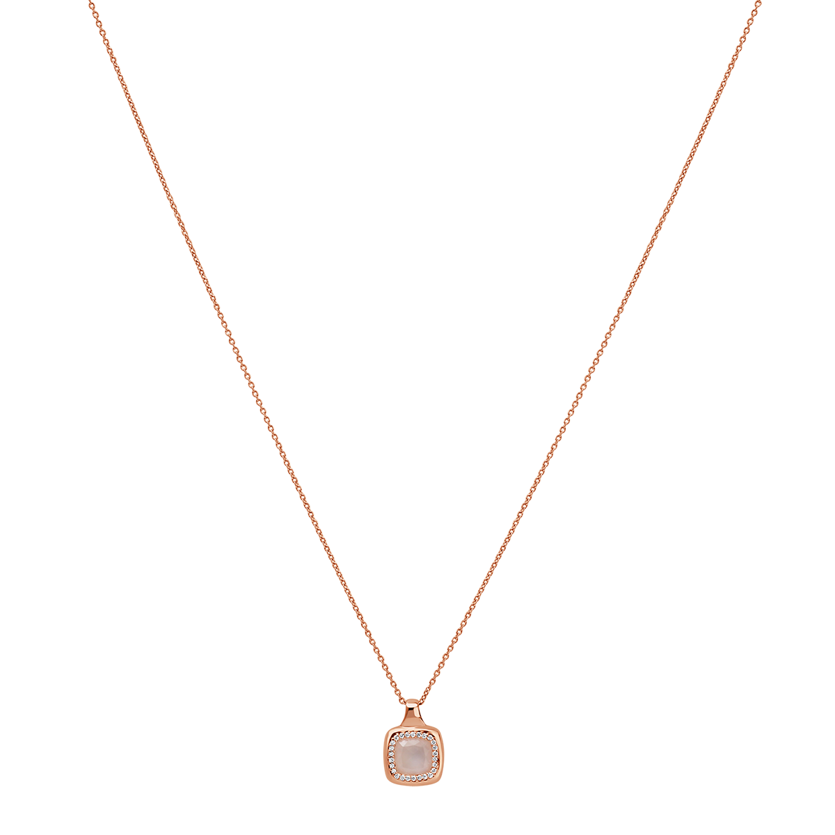 18 K Rose Gold Rosequartz