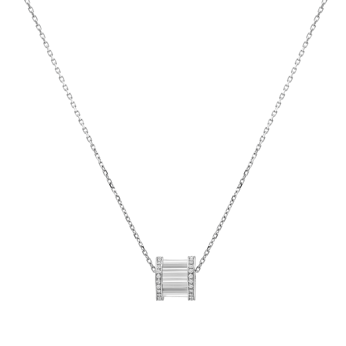 18 K White Gold