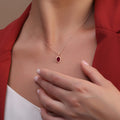 18 K Rose Gold Ruby