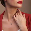 18 K Yellow Gold Emerald
