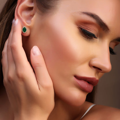 18 K Yellow Gold Emerald