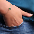 18 K Yellow Gold Emerald