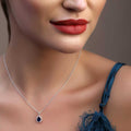 18 K White Gold Sapphire