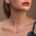 18 K Yellow Gold Emerald