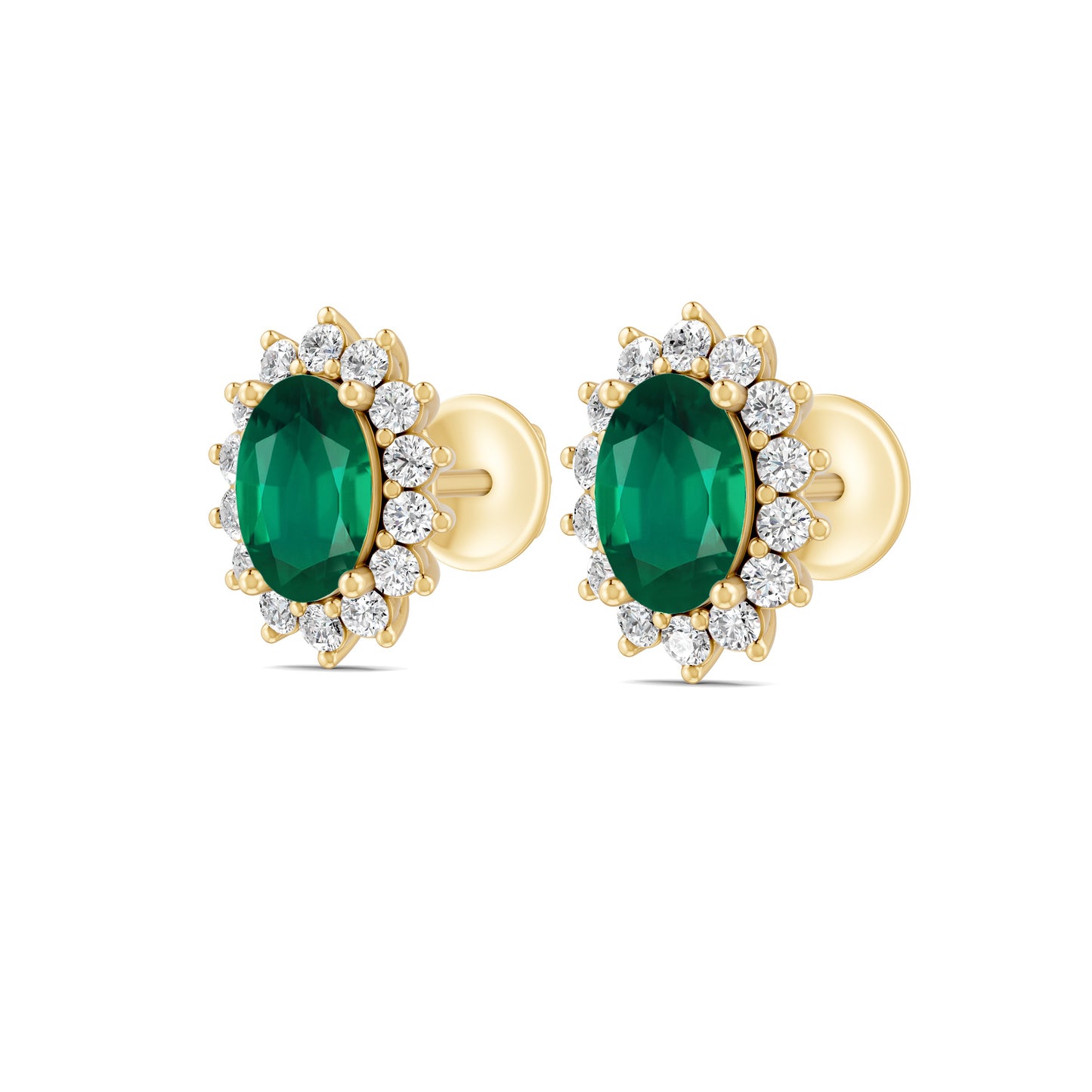 18 K Yellow Gold Emerald
