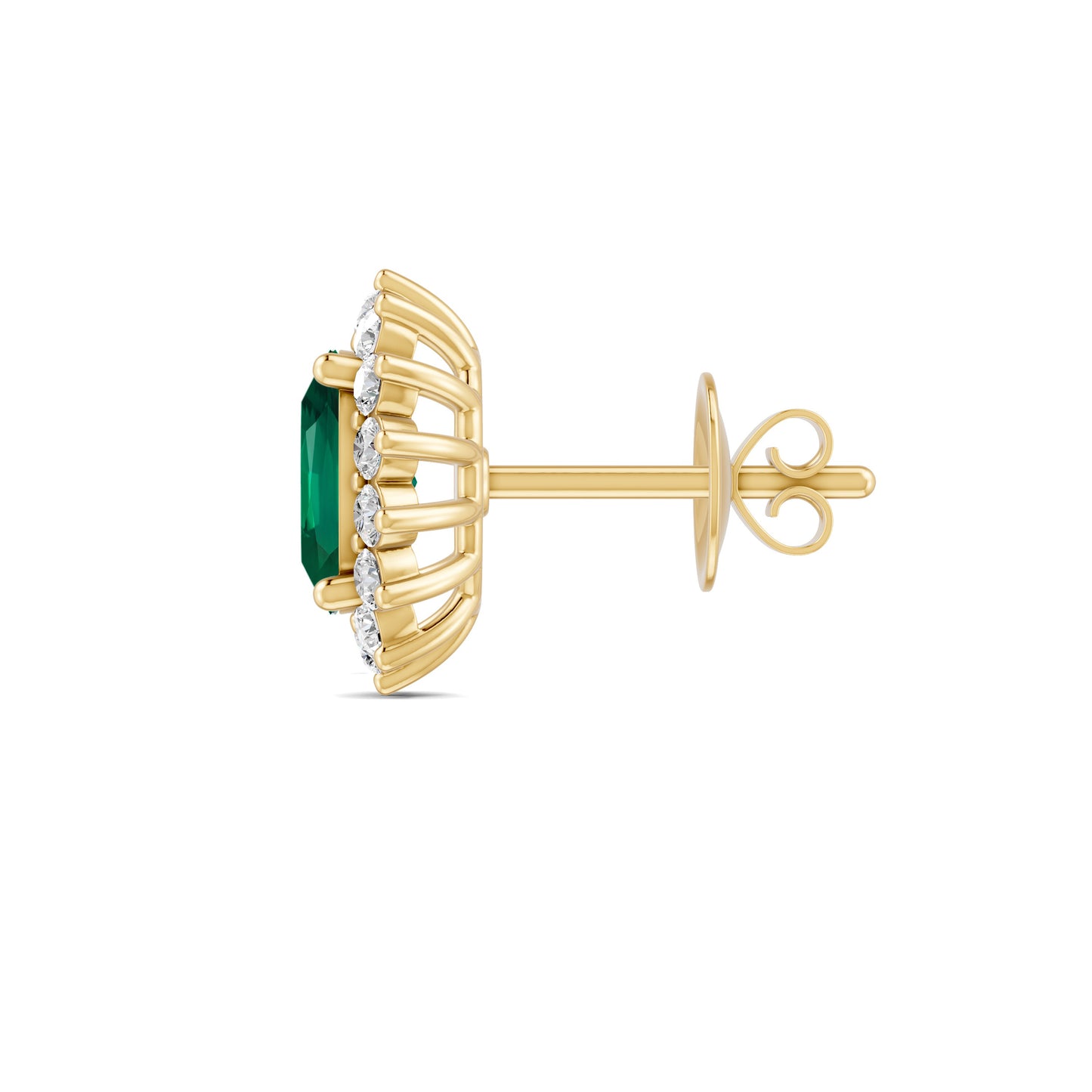 18 K Yellow Gold Emerald
