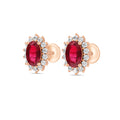18 K Rose Gold Ruby
