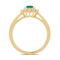 18 K Yellow Gold Emerald