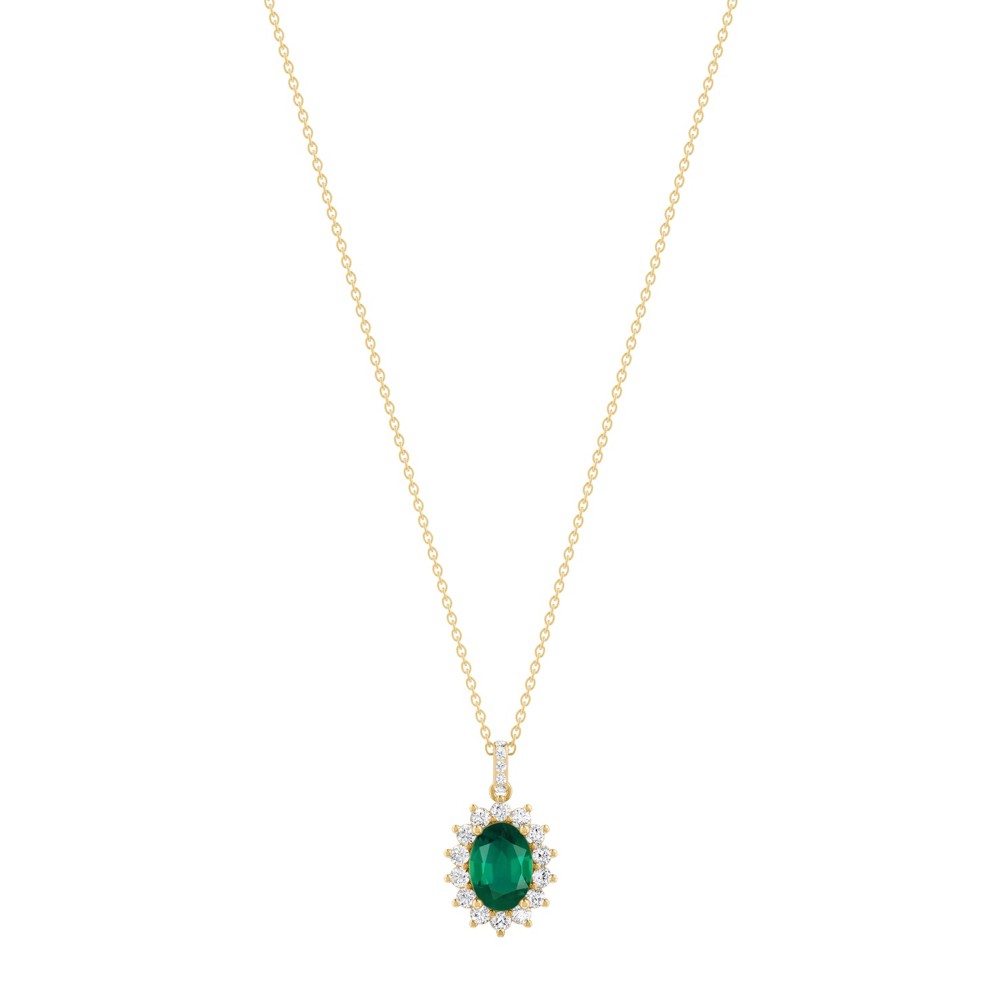 18 K Yellow Gold Emerald