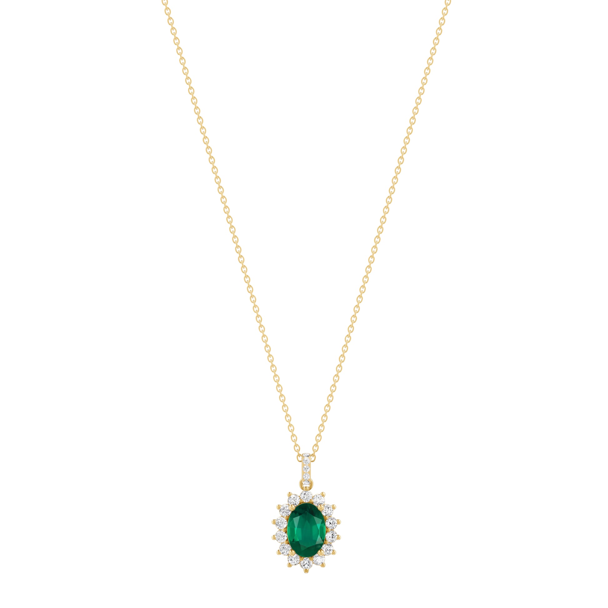 18 K Yellow Gold Emerald