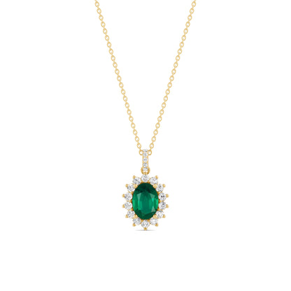 18 K Yellow Gold Emerald