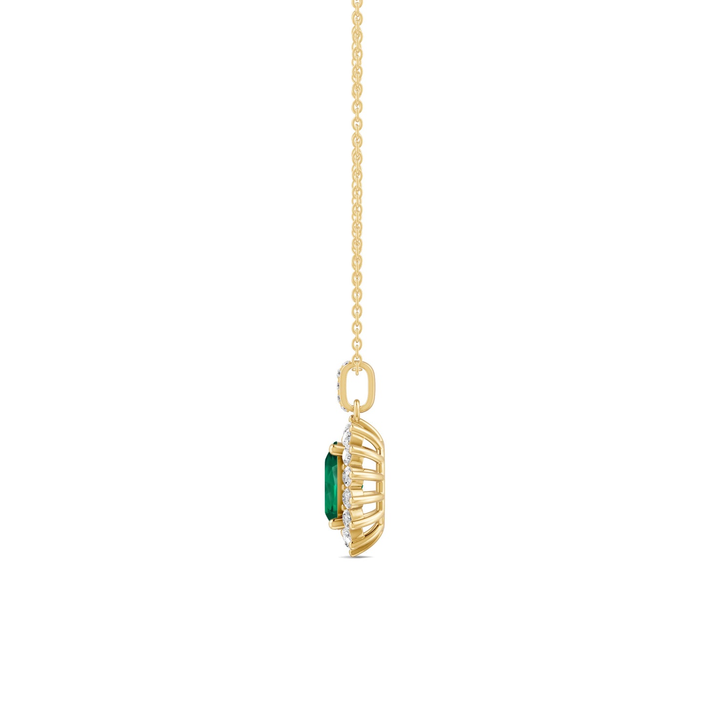 18 K Yellow Gold Emerald