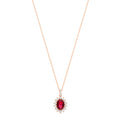 18 K Rose Gold Ruby