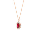 18 K Rose Gold Ruby