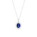 18 K White Gold Sapphire