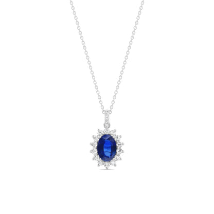 18 K White Gold Sapphire