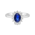 18 K White Gold Sapphire