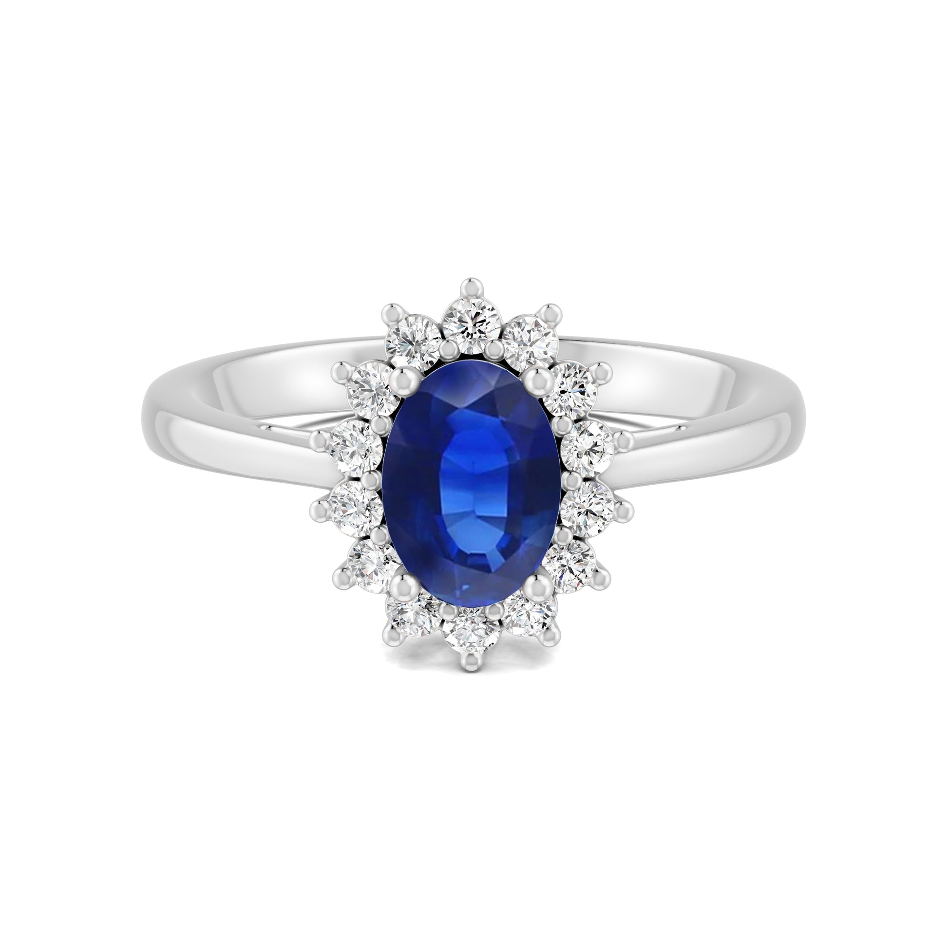 18 K White Gold Sapphire
