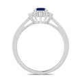 18 K White Gold Sapphire