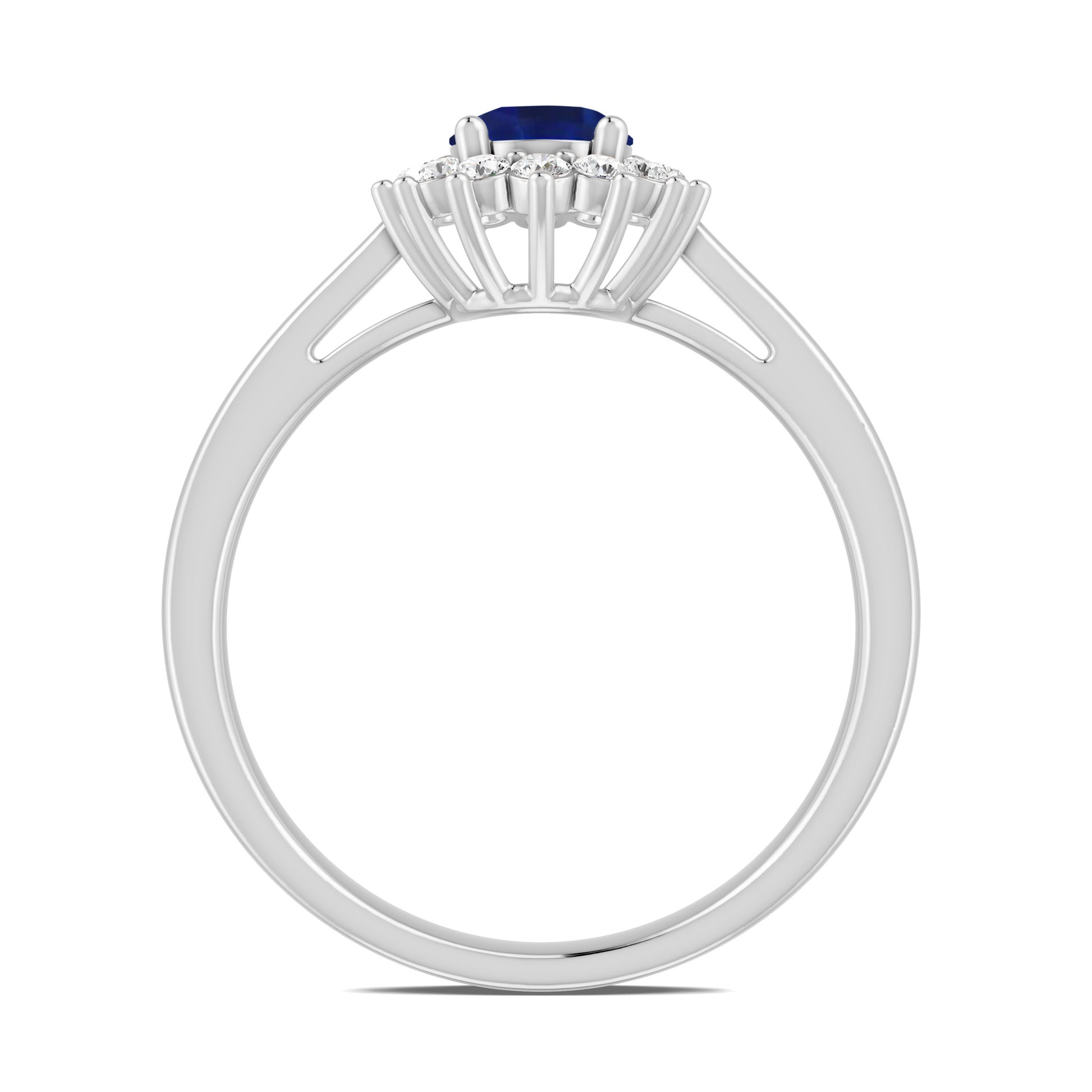 18 K White Gold Sapphire