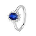 18 K White Gold Sapphire