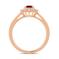 18 K Rose Gold Ruby