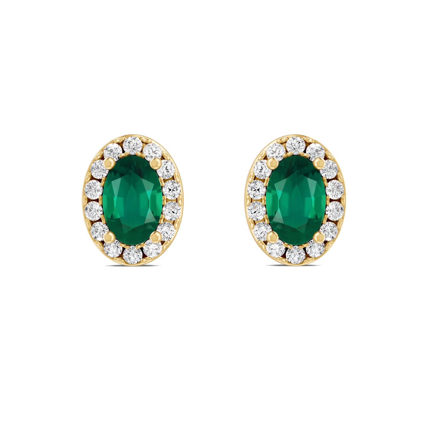 18 K Yellow Gold Emerald