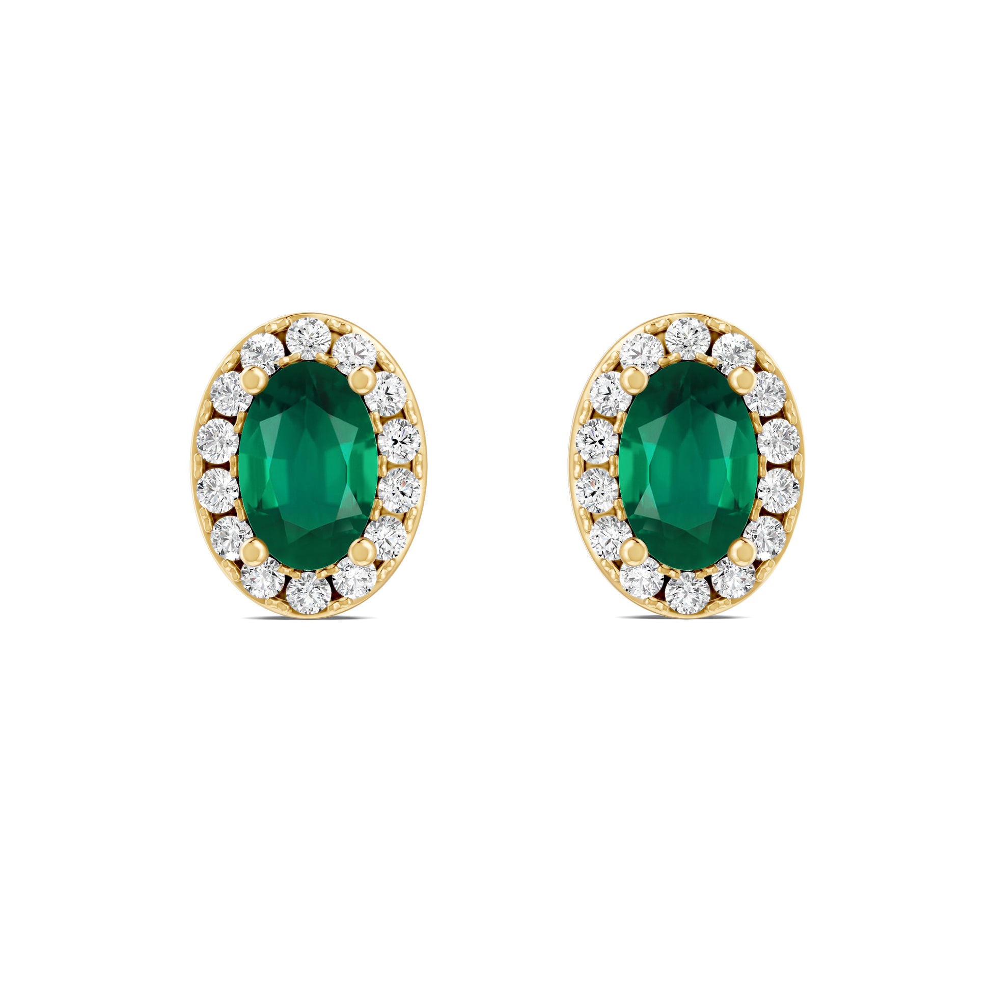 18 K Yellow Gold Emerald