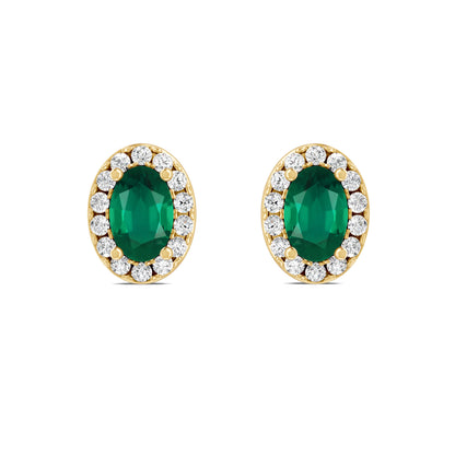 18 K Yellow Gold Emerald