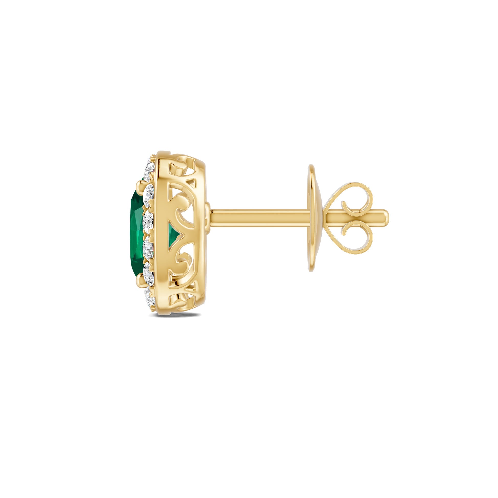 18 K Yellow Gold Emerald