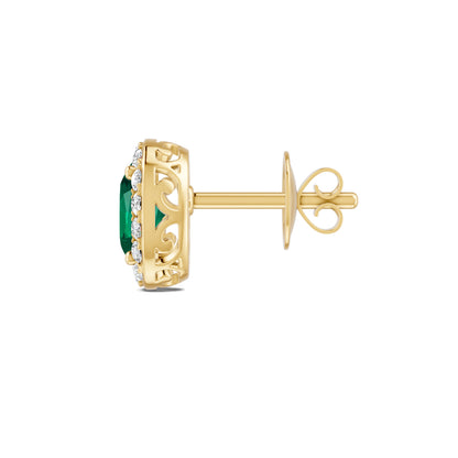 18 K Yellow Gold Emerald