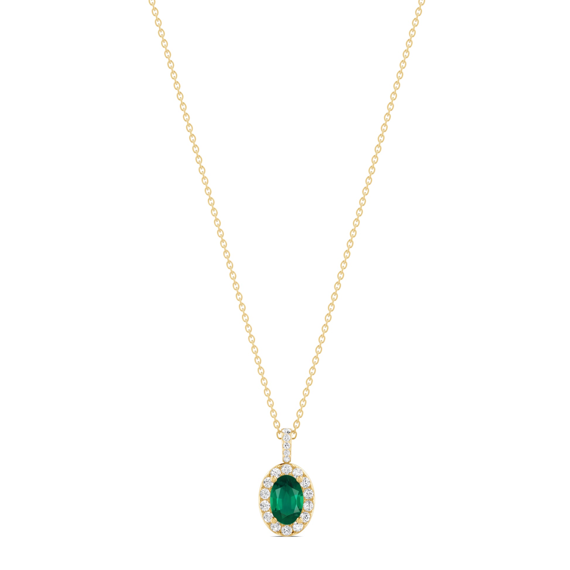 18 K Yellow Gold Emerald
