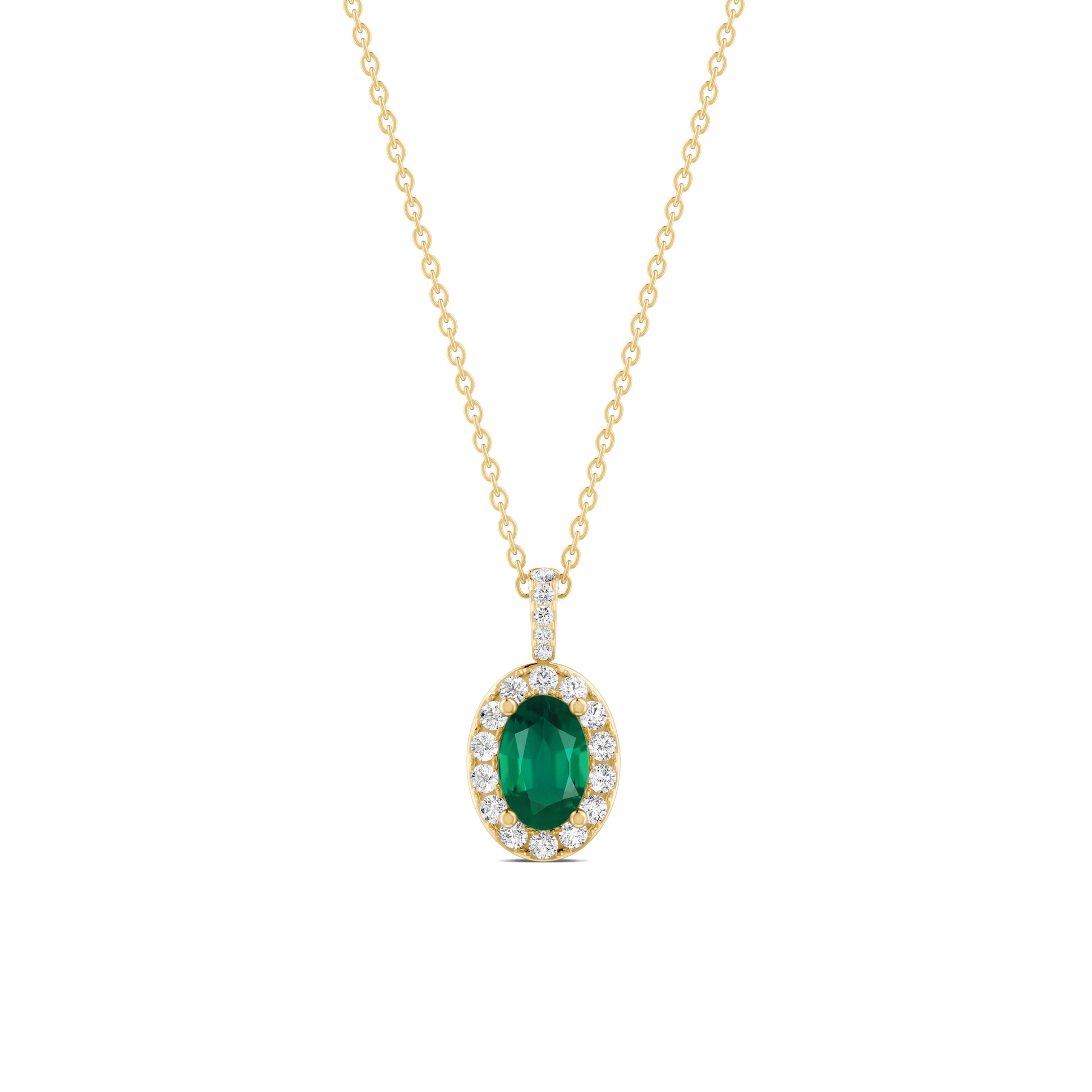 18 K Yellow Gold Emerald